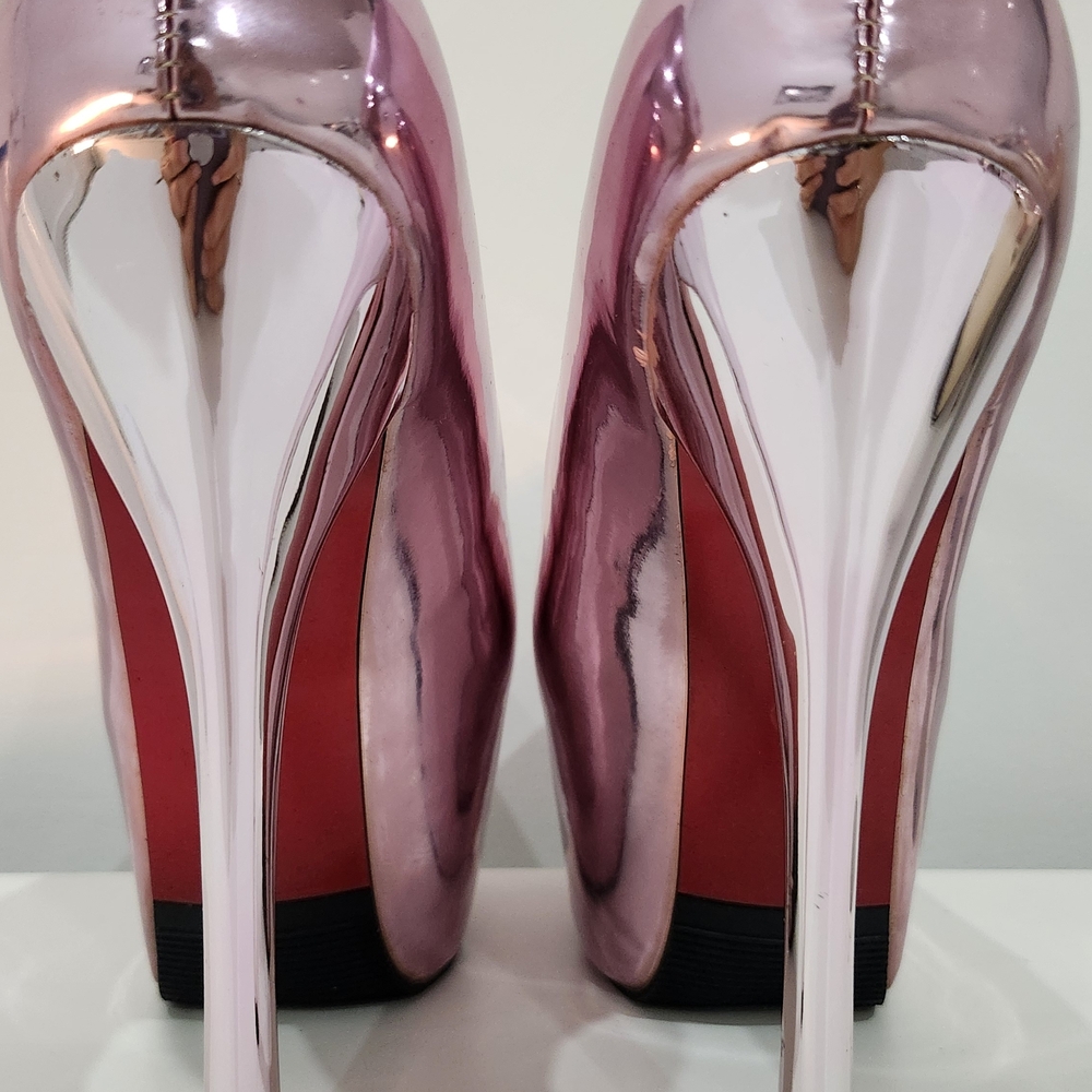 Pink Platform High Heels - Picture 4 of 8